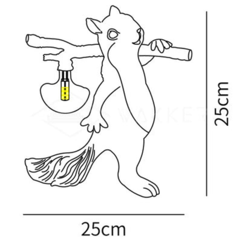 Squirrel Light LED Table Lamp - Cute Squirrel Design with Soft Light for a Cozy Atmosphere