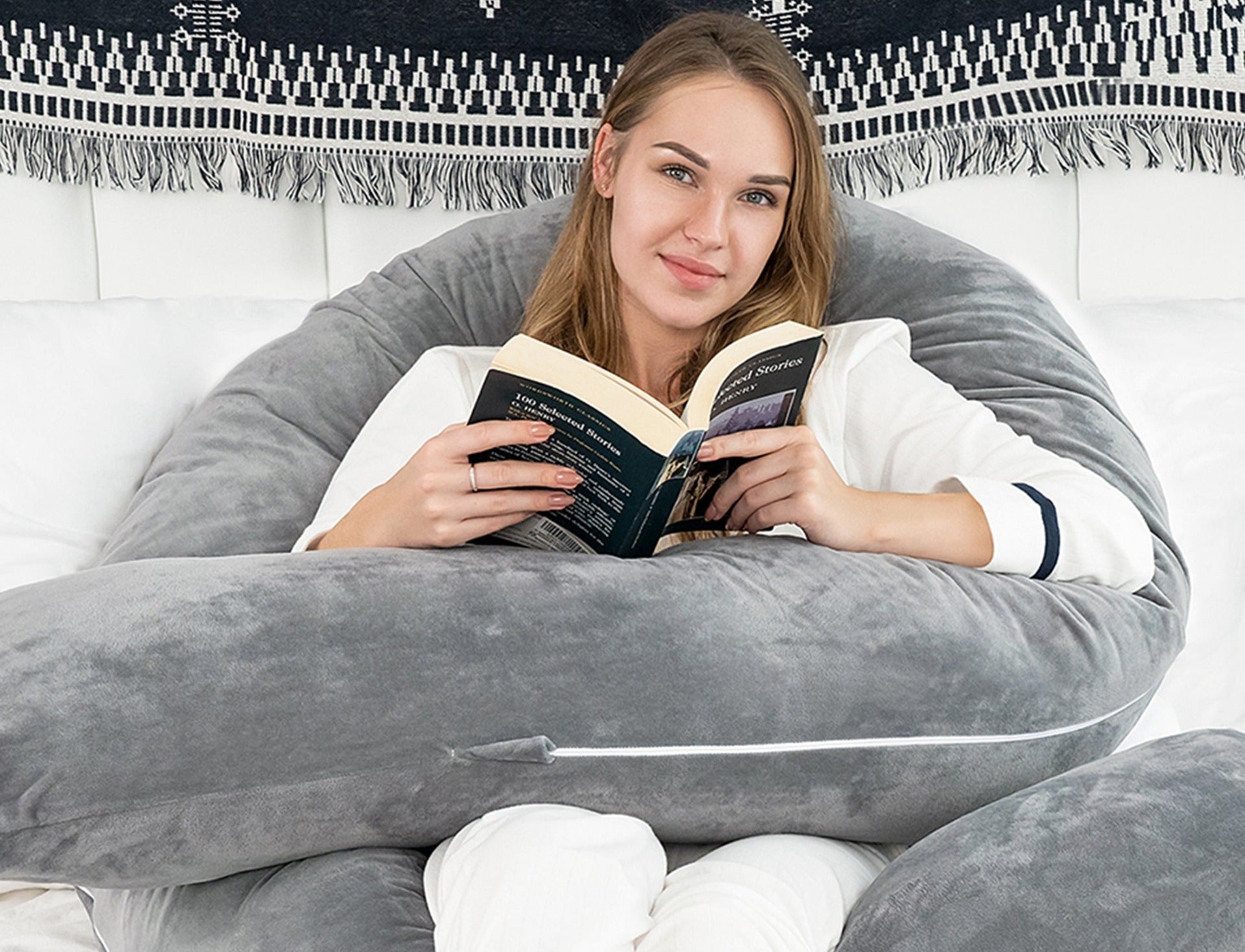 Sierra U-Shape Pregnancy Pillow | Full body support for a restful sleep