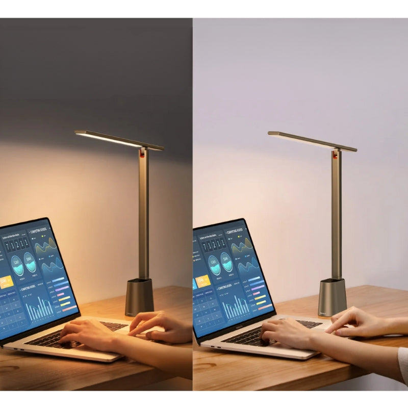 LumaLine - Slim LED Table Lamp with USB Charging Port
