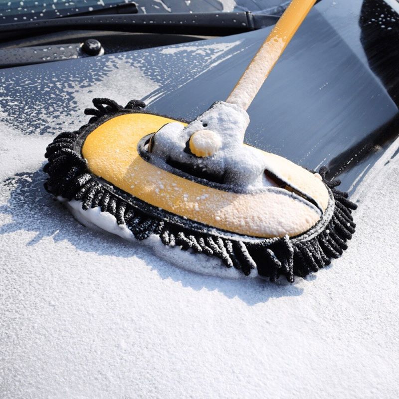 Heavy-Duty Car Wash Mop with Extendable Handle