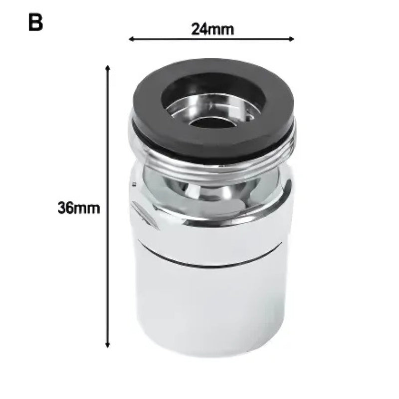 SprayMaster 360° Adjustable Faucet Head with Dual Spray Modes