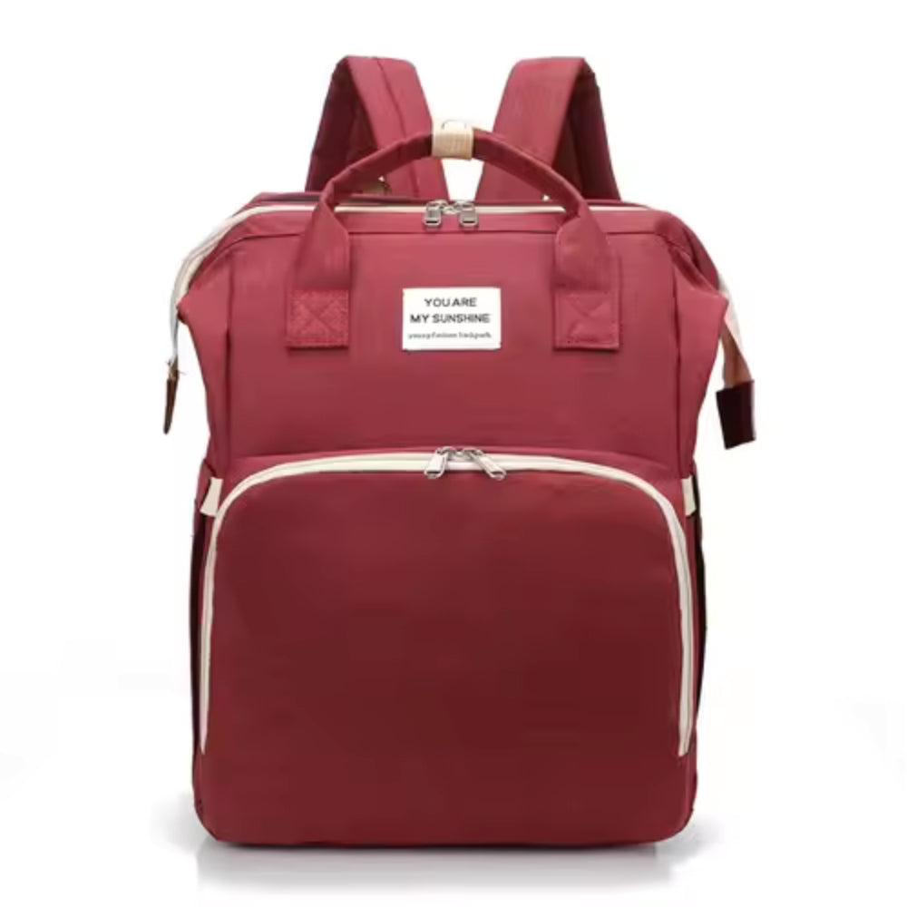 ParentPal - 3-in-1 Diaper Bag with Integrated Cradle and Bottle Holder
