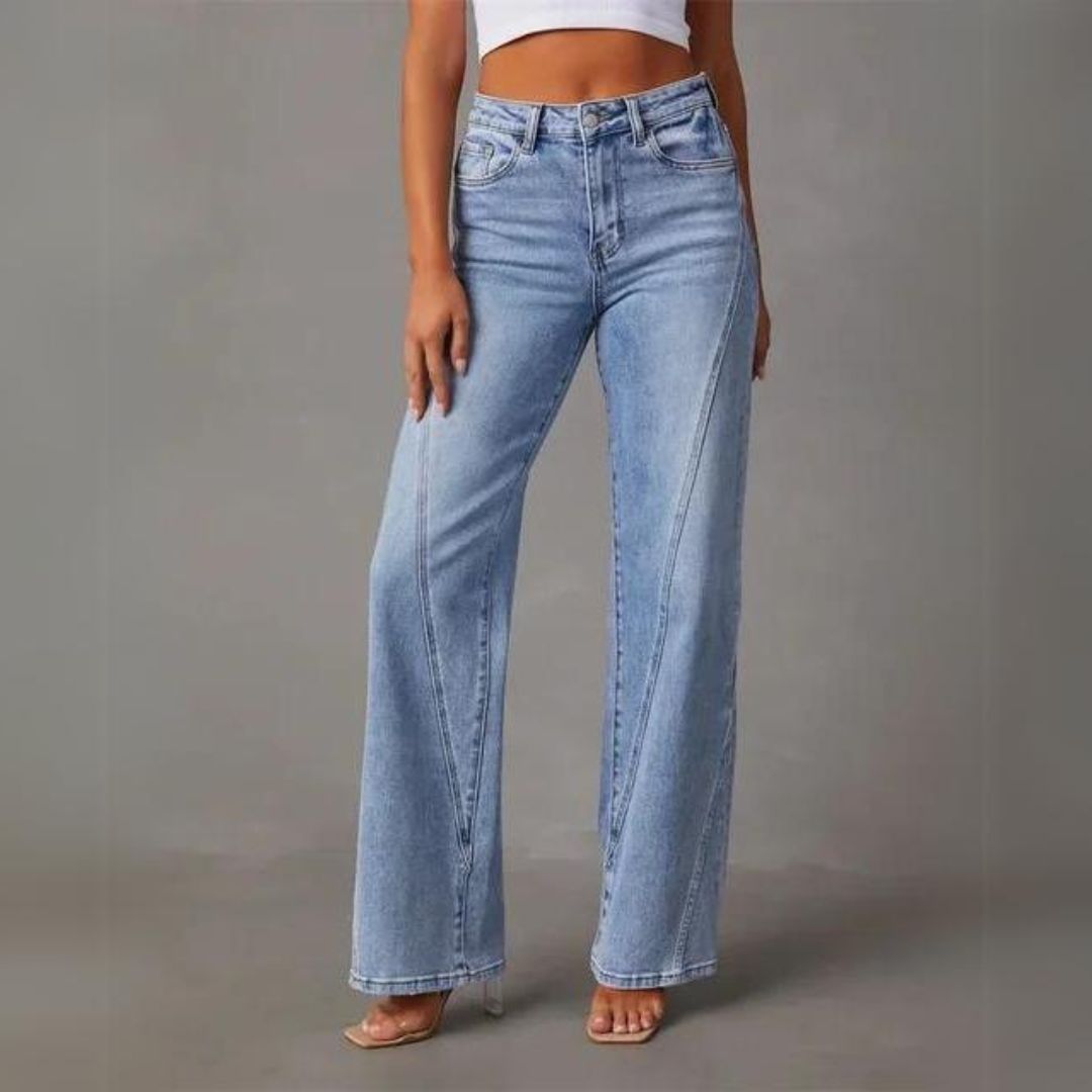 Via Women's Baggy Denim Jeans