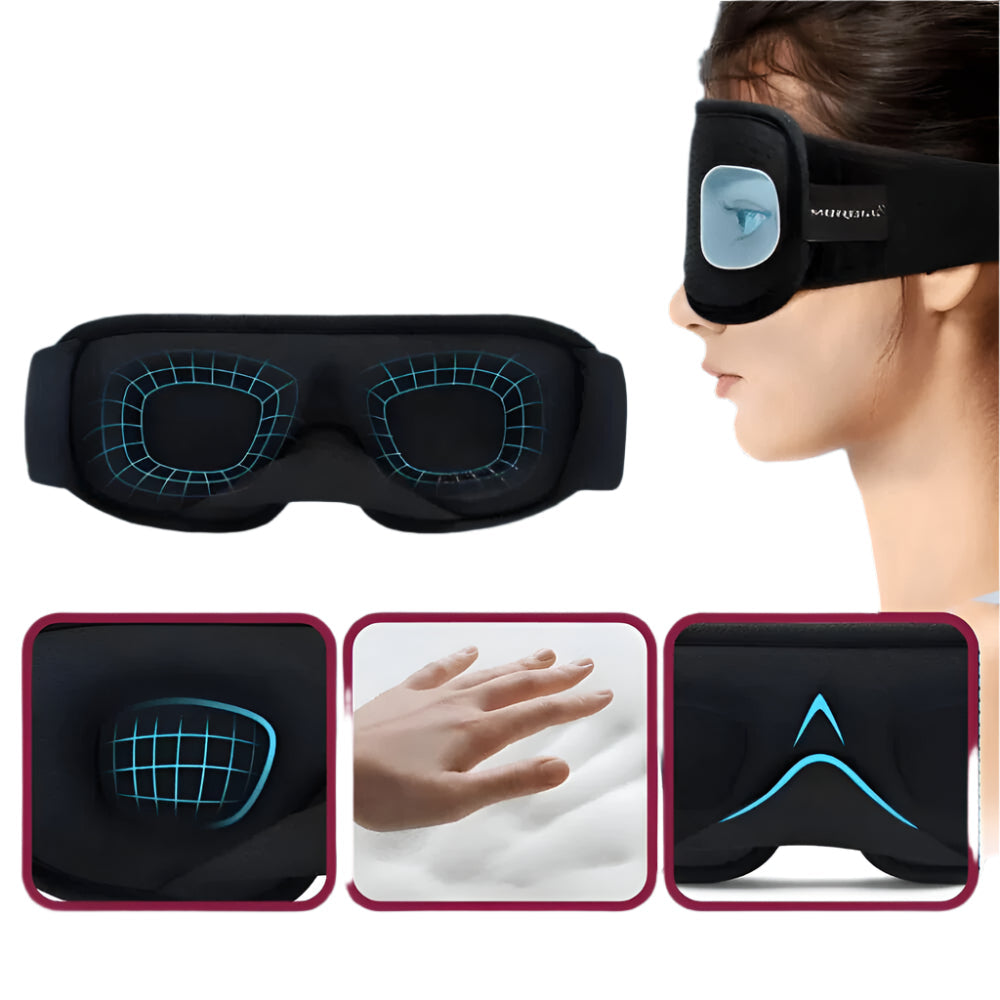 DreamEase - Ultra-soft, light-blocking sleep mask
