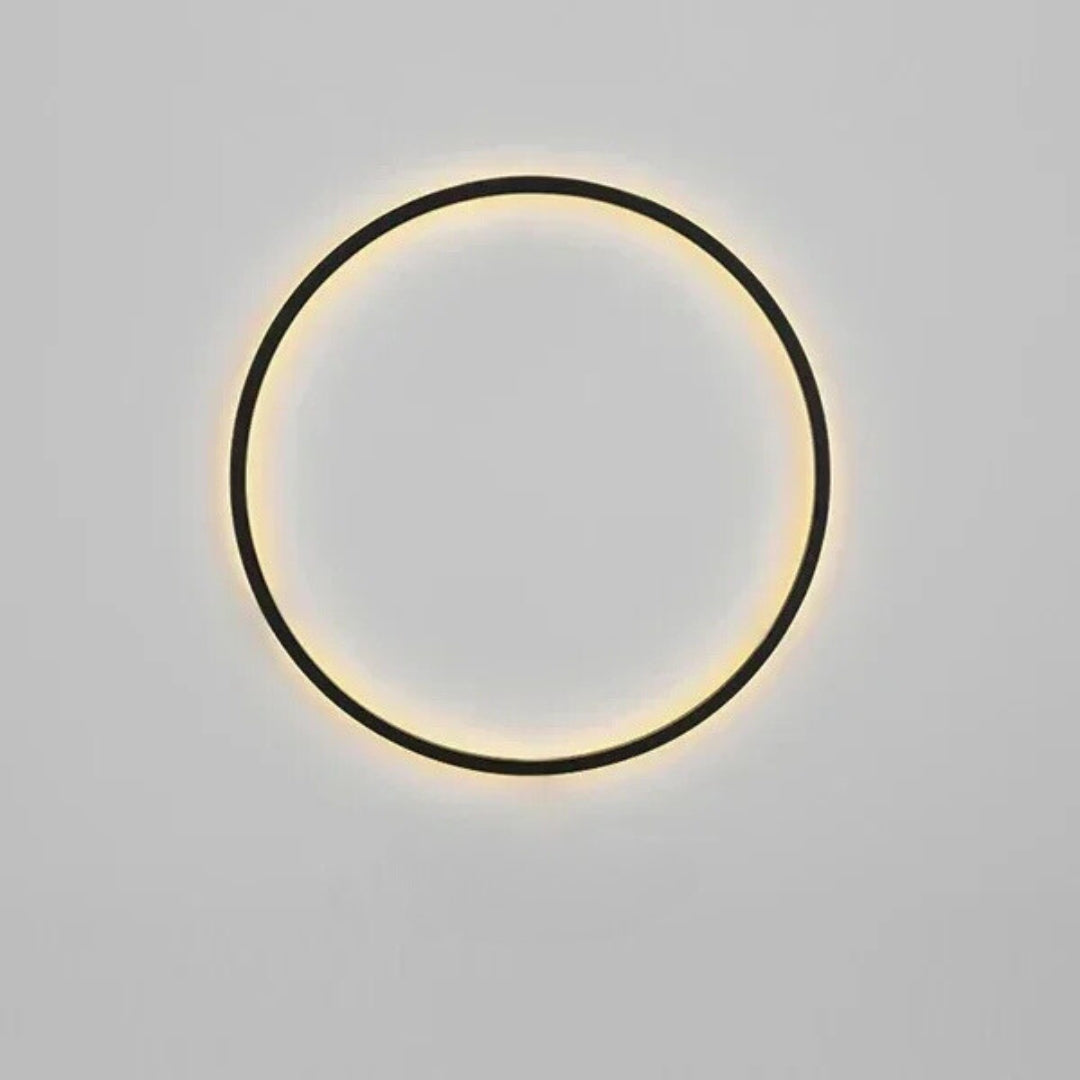 Glow Simple and Elegant Round Wall Lamp