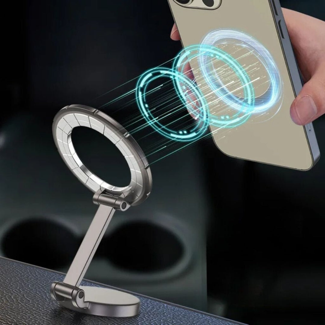 AutoGrip360 - 360° adjustable magnetic phone holder for cars