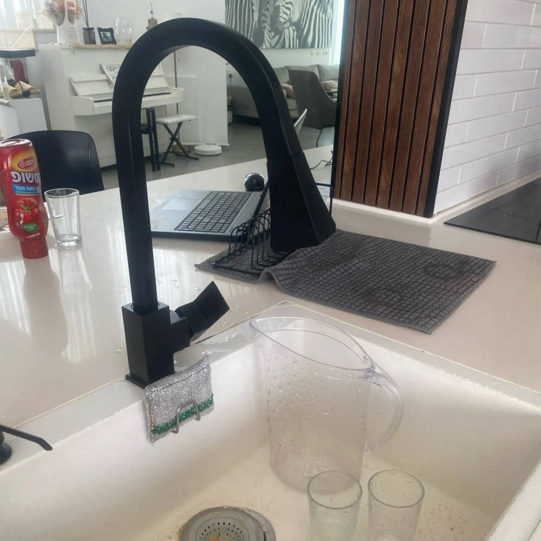 BlackMatte - Kitchen Faucet with Pull-Down Spray