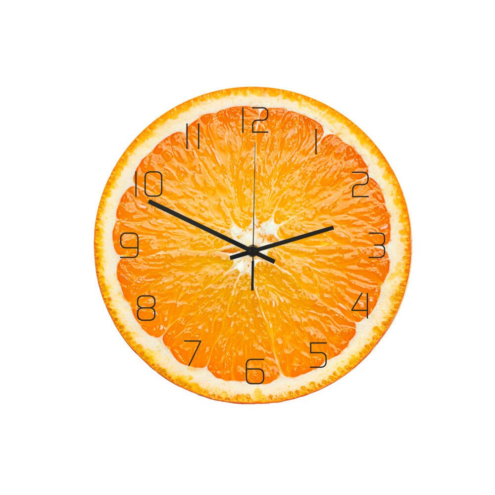 FruitSplash - colorful fruit-inspired wall clock