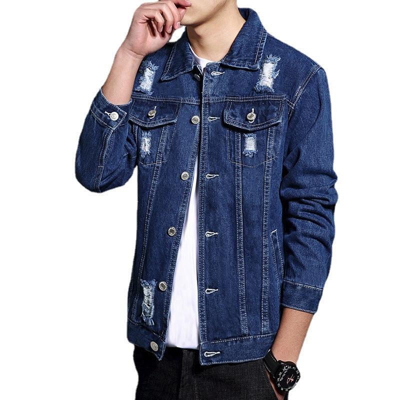 Erickson - Men's Denim Jacket with Light Wash