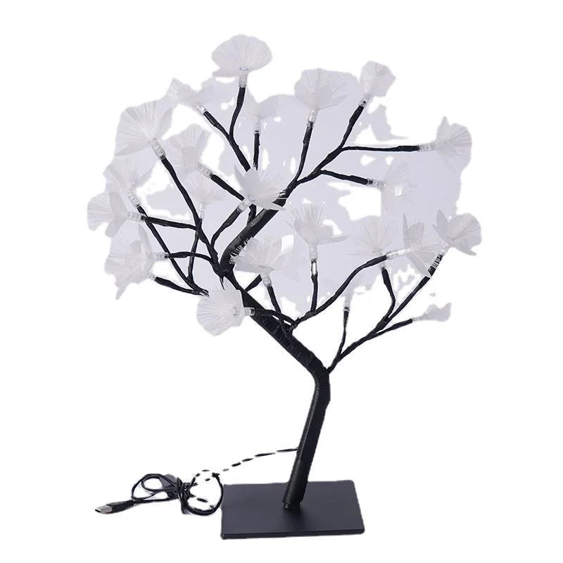 RoseLys Floor Lamp with Fiber Optic Rose Design - Magical Light Decoration for the Home