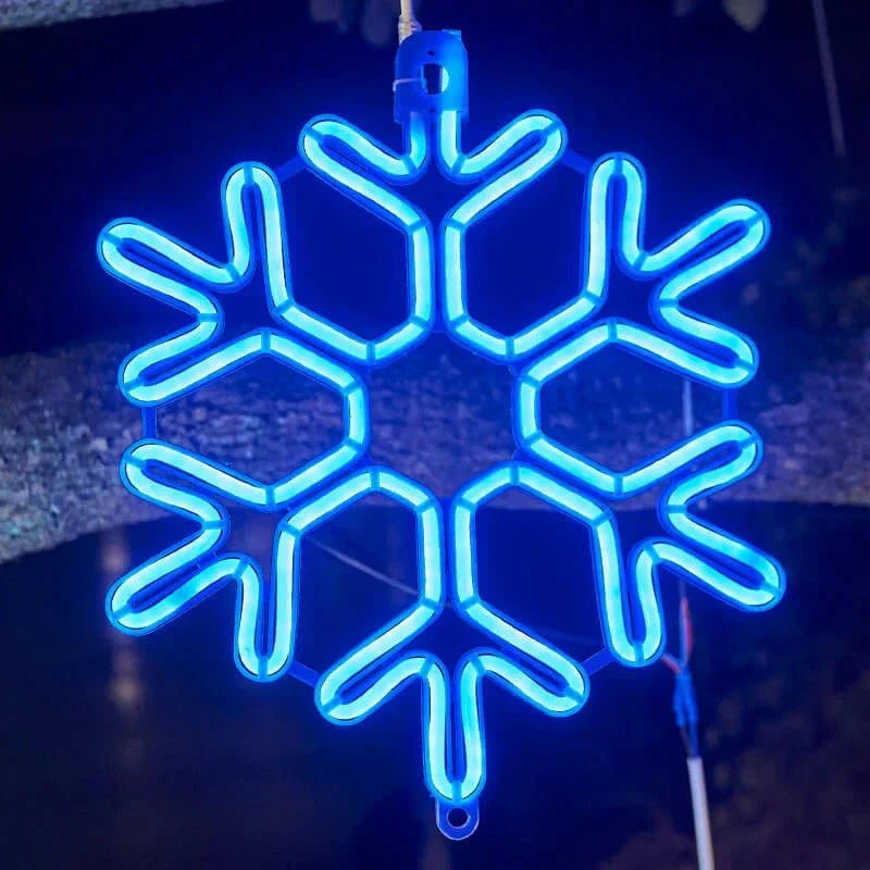 FrostLume Snowflake LED String Lights