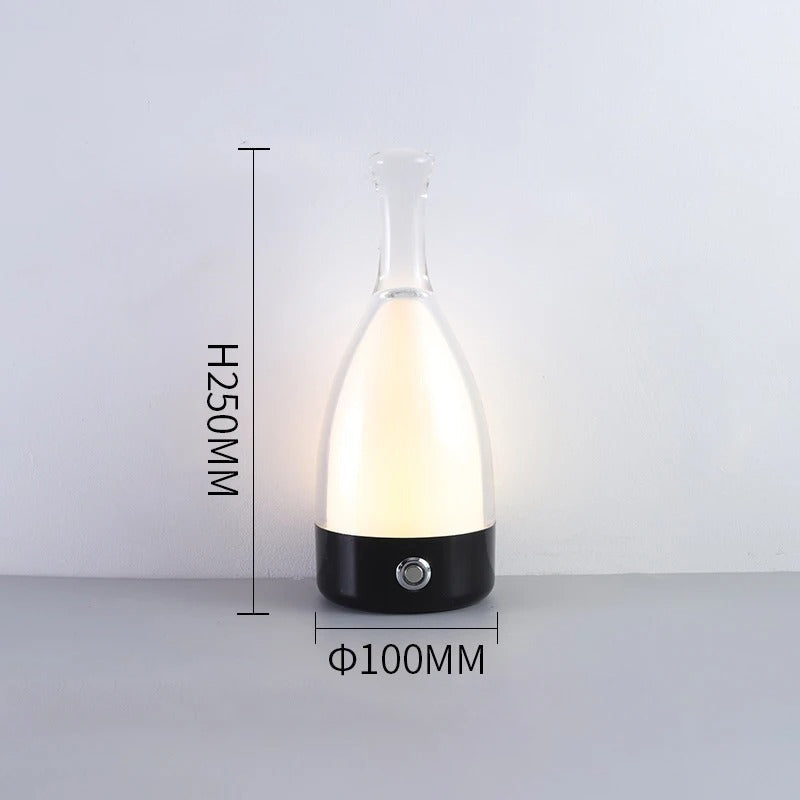 LuminaBottle - Touch Control Bottle-shaped Tablelamp with USB charger