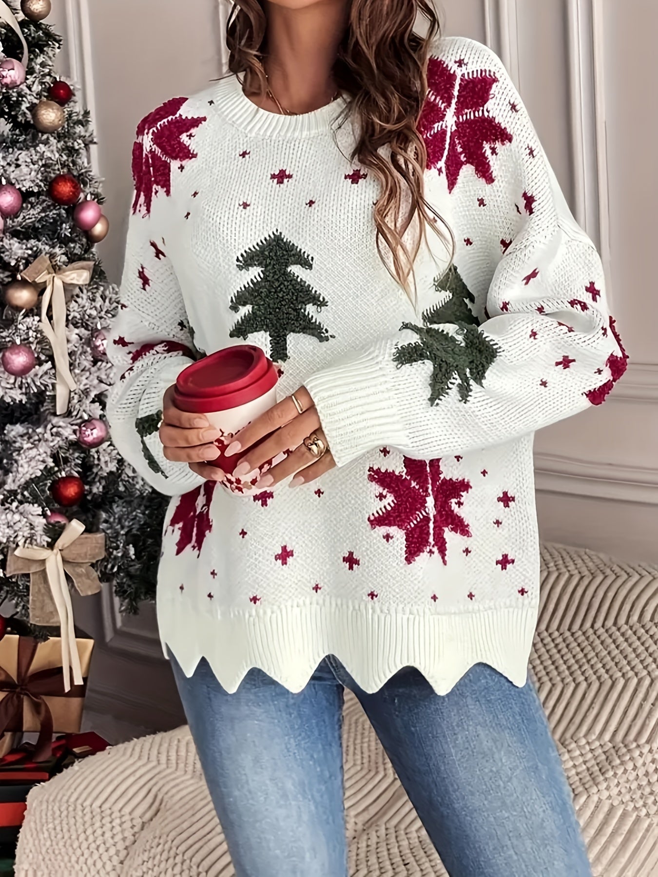 Elsie | Christmas Pattern Sweater