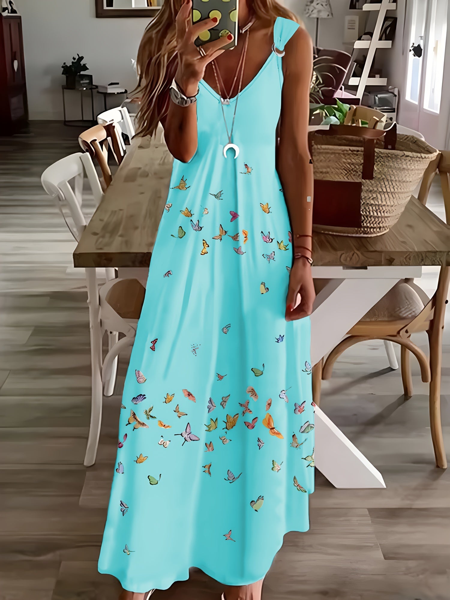 Butterfly Inspired Design Women's Dress