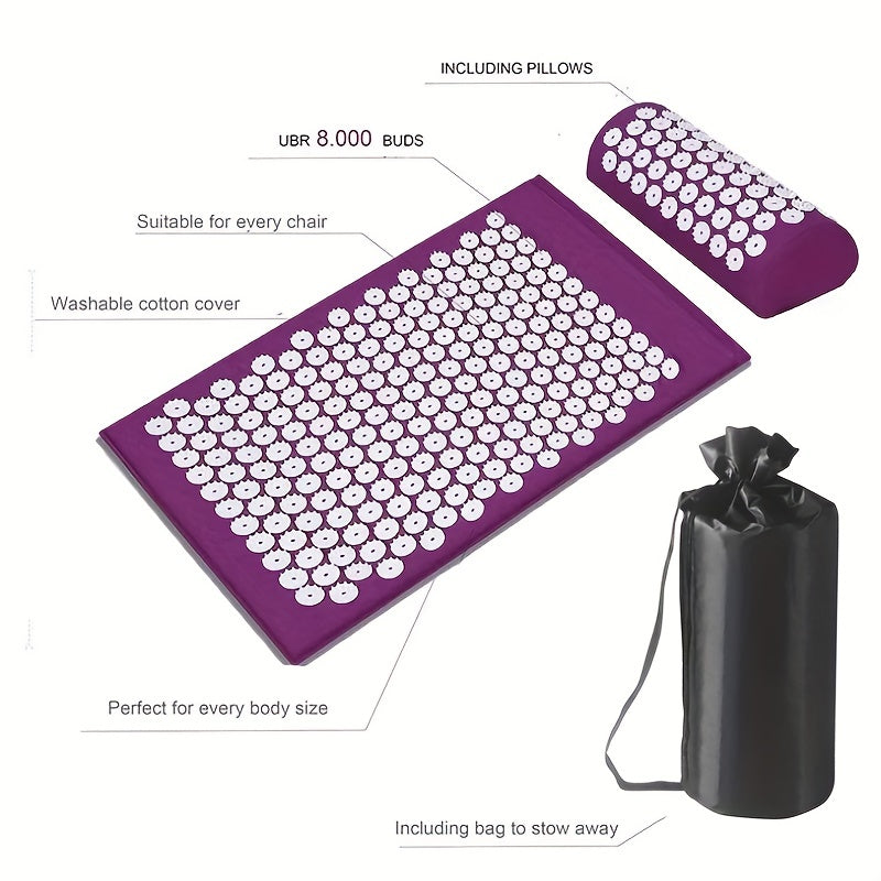 Ultimate Acupuncture Massage Mat & Pillow Set