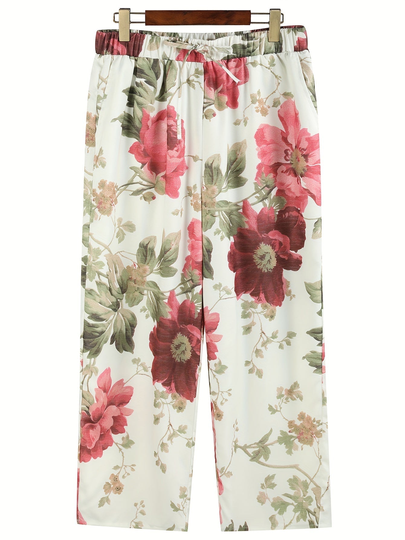 Inara | Floral Print Summer Trousers