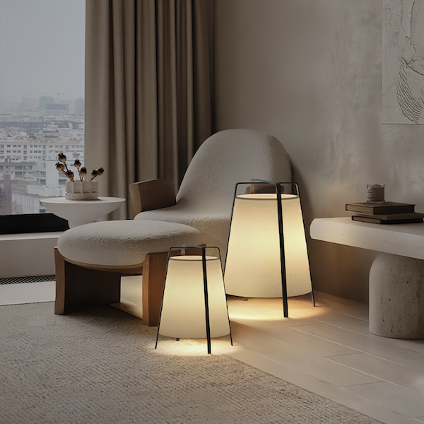 Modern floor lamp with minimalist design