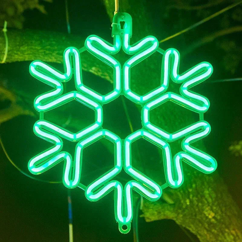 FrostLume Snowflake LED String Lights