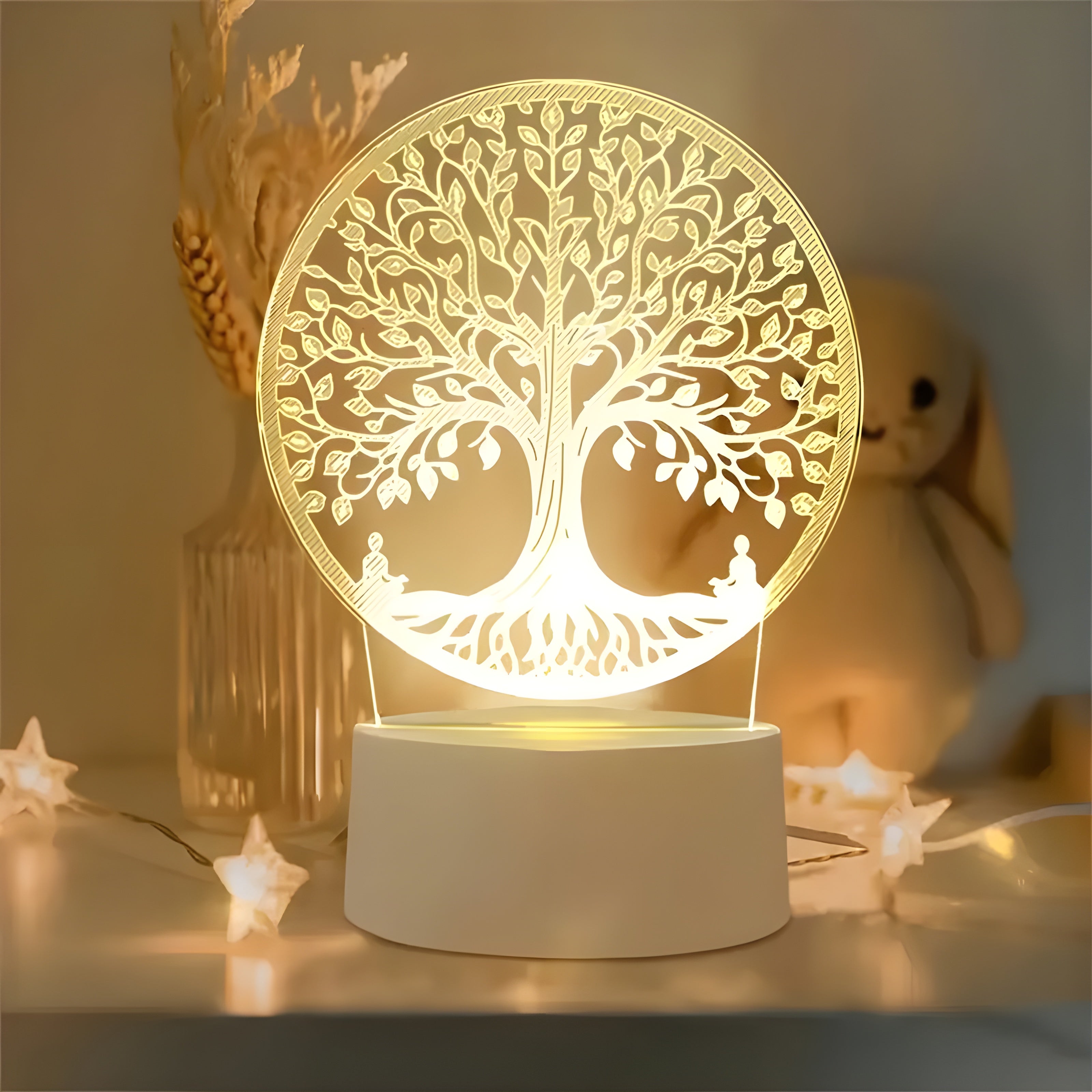 DreamGlow - 3D LED Lamp for Stylish Bedroom Lighting