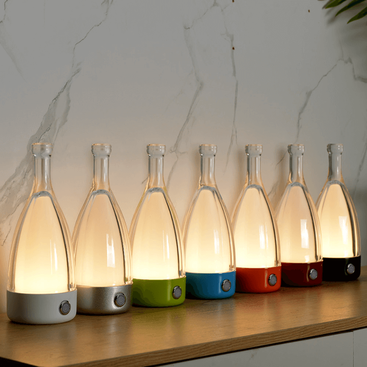 LuminaBottle - Touch Control Bottle-shaped Tablelamp with USB charger