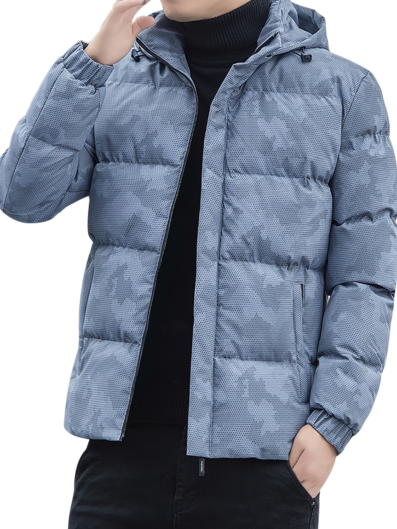 Nick | Hooded Puffer Jacket with Pockets