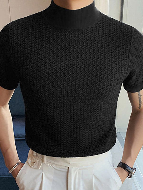 Conrad Casual Short-Sleeve Turtleneck