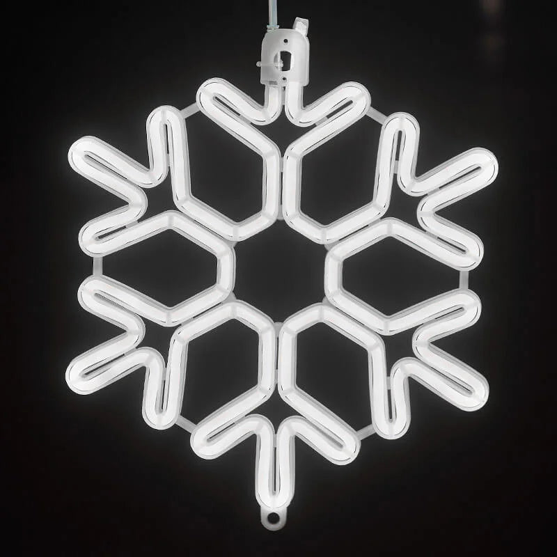 FrostLume Snowflake LED String Lights