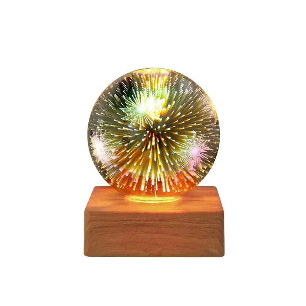 GlowSphere USB Crystal Ball Lamp - Magical Atmosphere in the Bedroom