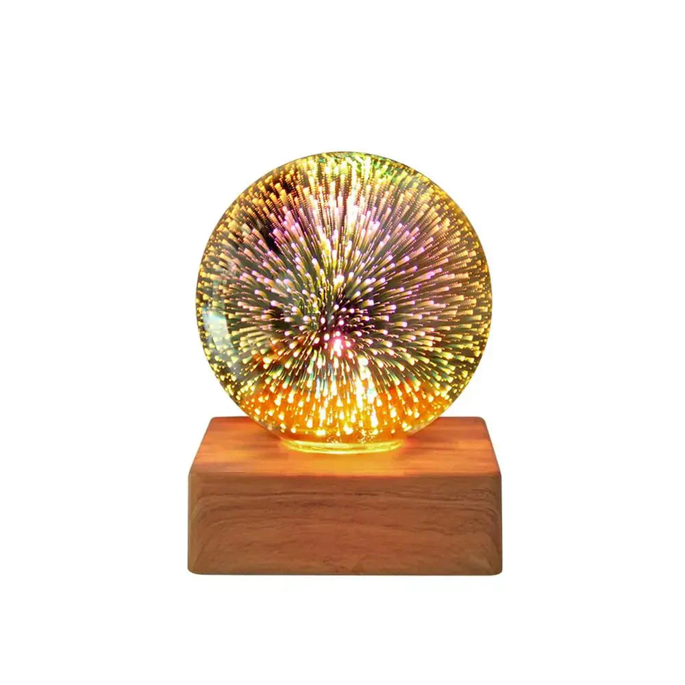 GlowSphere USB Crystal Ball Lamp - Magical Atmosphere in the Bedroom