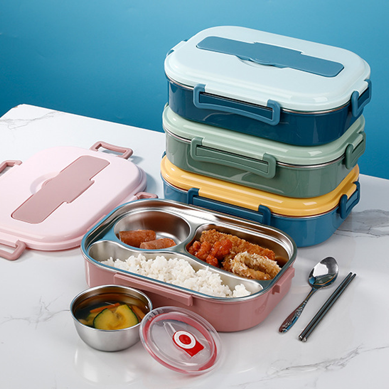 Interior lunch box in stainless steel