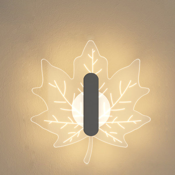 Modern Leaf Nordic LED Wall Lamp for a Cozy Atmosphere