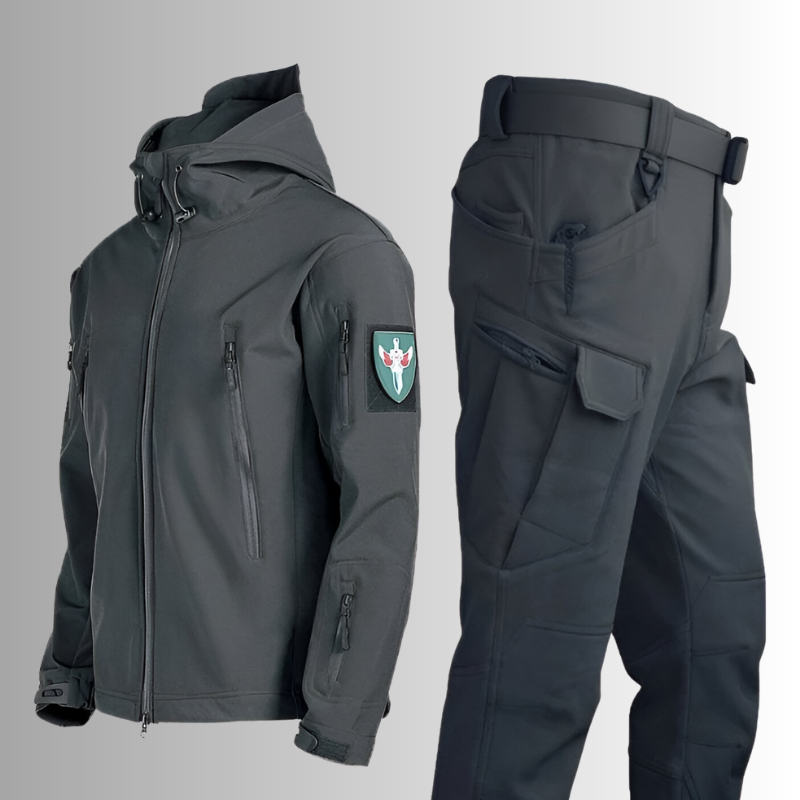 Tactical Softshell Jacket and Cargo Pants Set