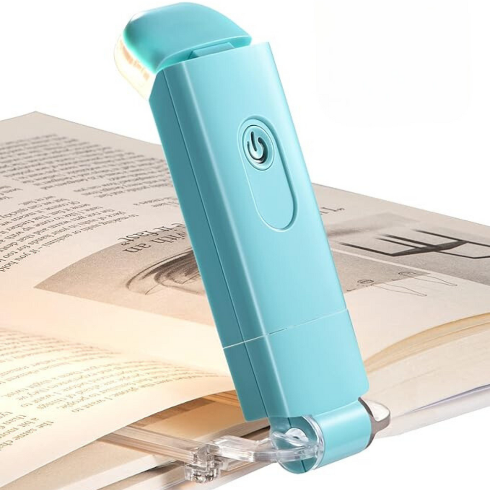 GlowClip - Portable LED Reading Lamp with Easy Clip-On Design