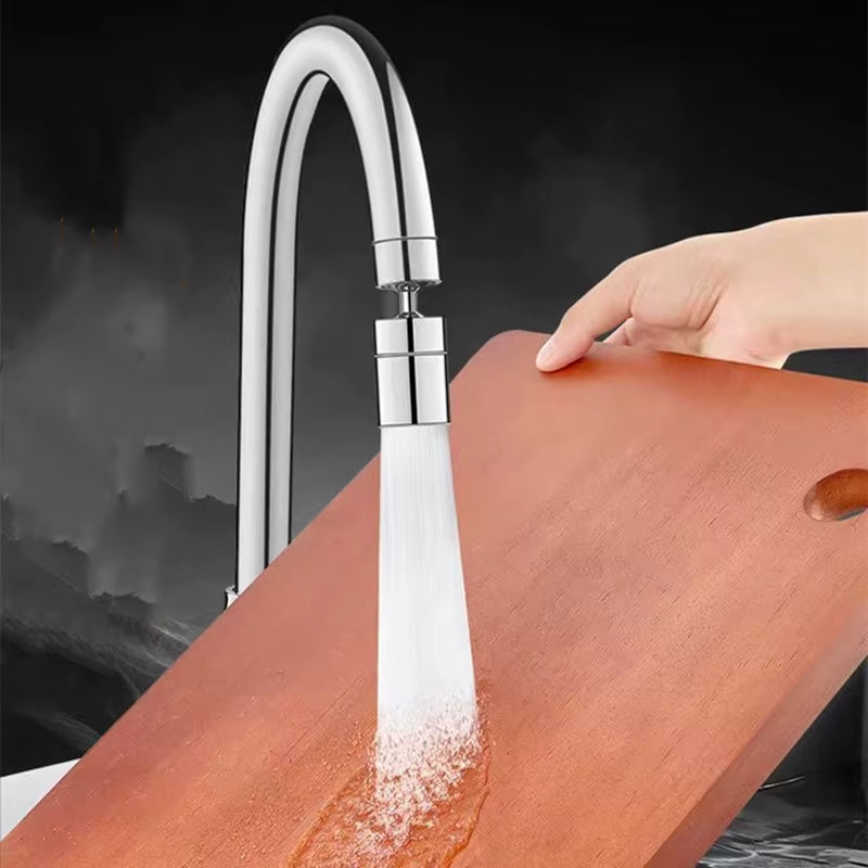 SprayMaster 360° Adjustable Faucet Head with Dual Spray Modes