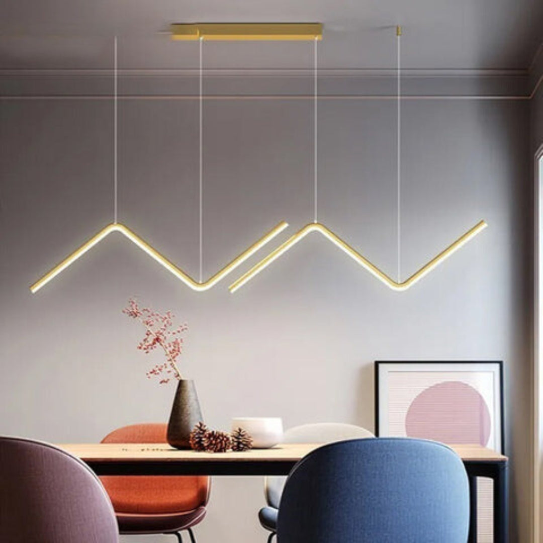 Glowlamp - Zigzag Linear LED Pendant