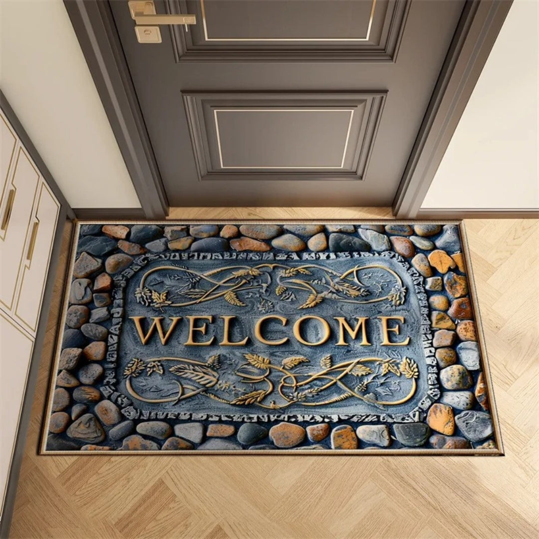 RetroWelcome – Vintage-inspired Doormat for a Stylish Entrance Area