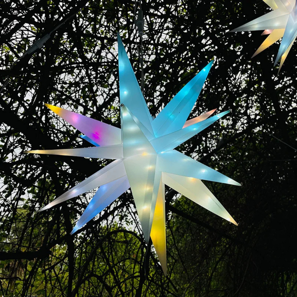 StarGlow - Colorful LED Hanging Star Light with Remote Control