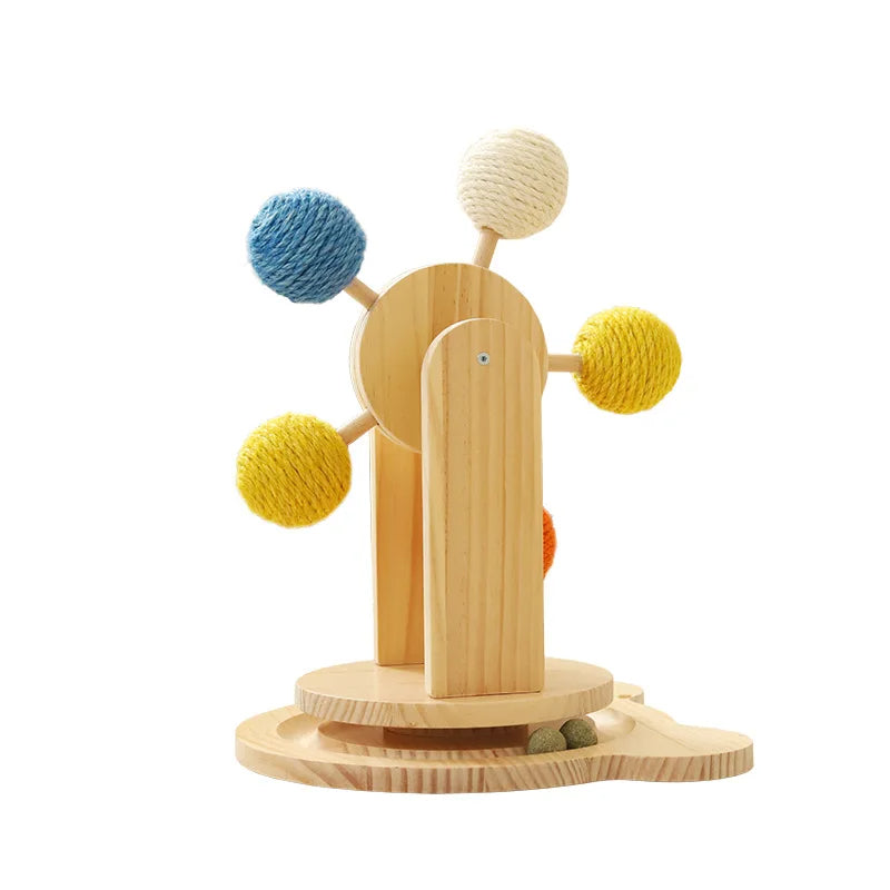 Multifunctional Cat Tree with Ferris Wheel for Cats