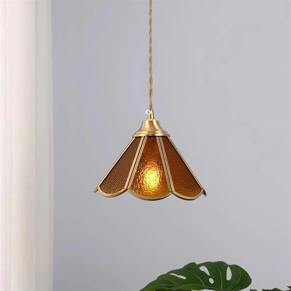 LumiGlas Pendant Lamp – elegant lighting with textured glass shade