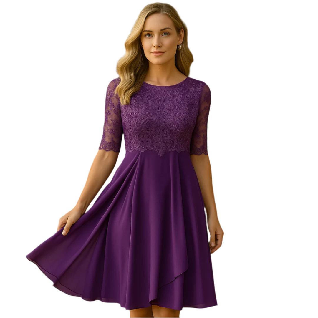 Casual 3/4 Sleeve Mini Dress for Women – Comfortable and Stylish