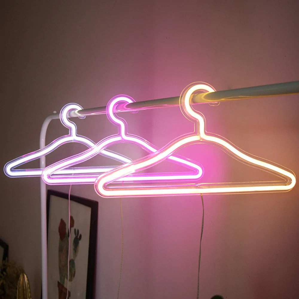 LumaHook – Stylish illuminated hangers for easy wardrobe navigation
