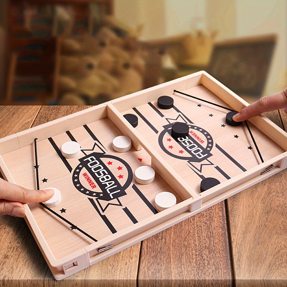 Tabletop Slingshot Hockey Wooden Table Game