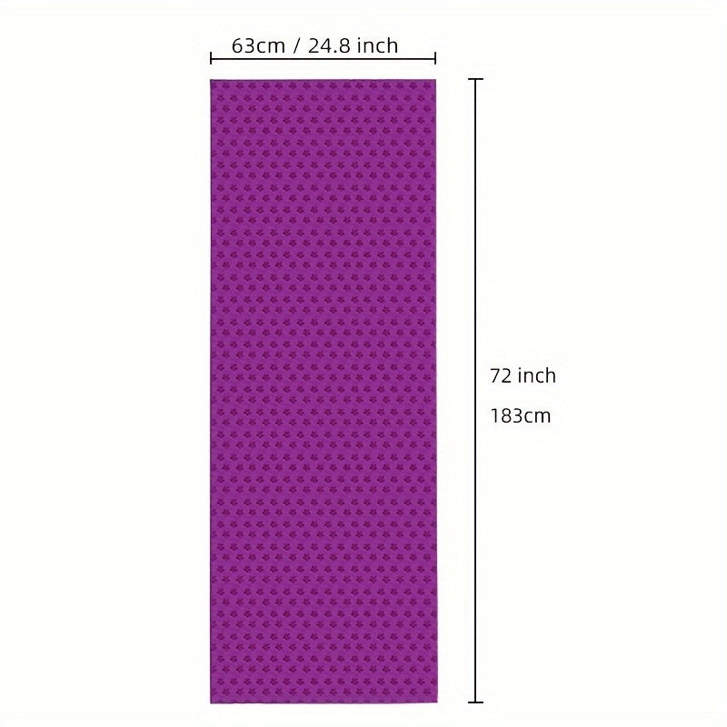 Anti-Slip Yoga Mat – Foldable & Washable