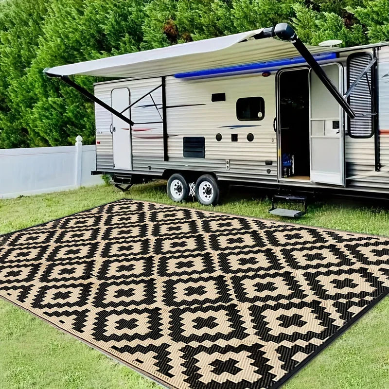 Stylish Boho Outdoor Rug