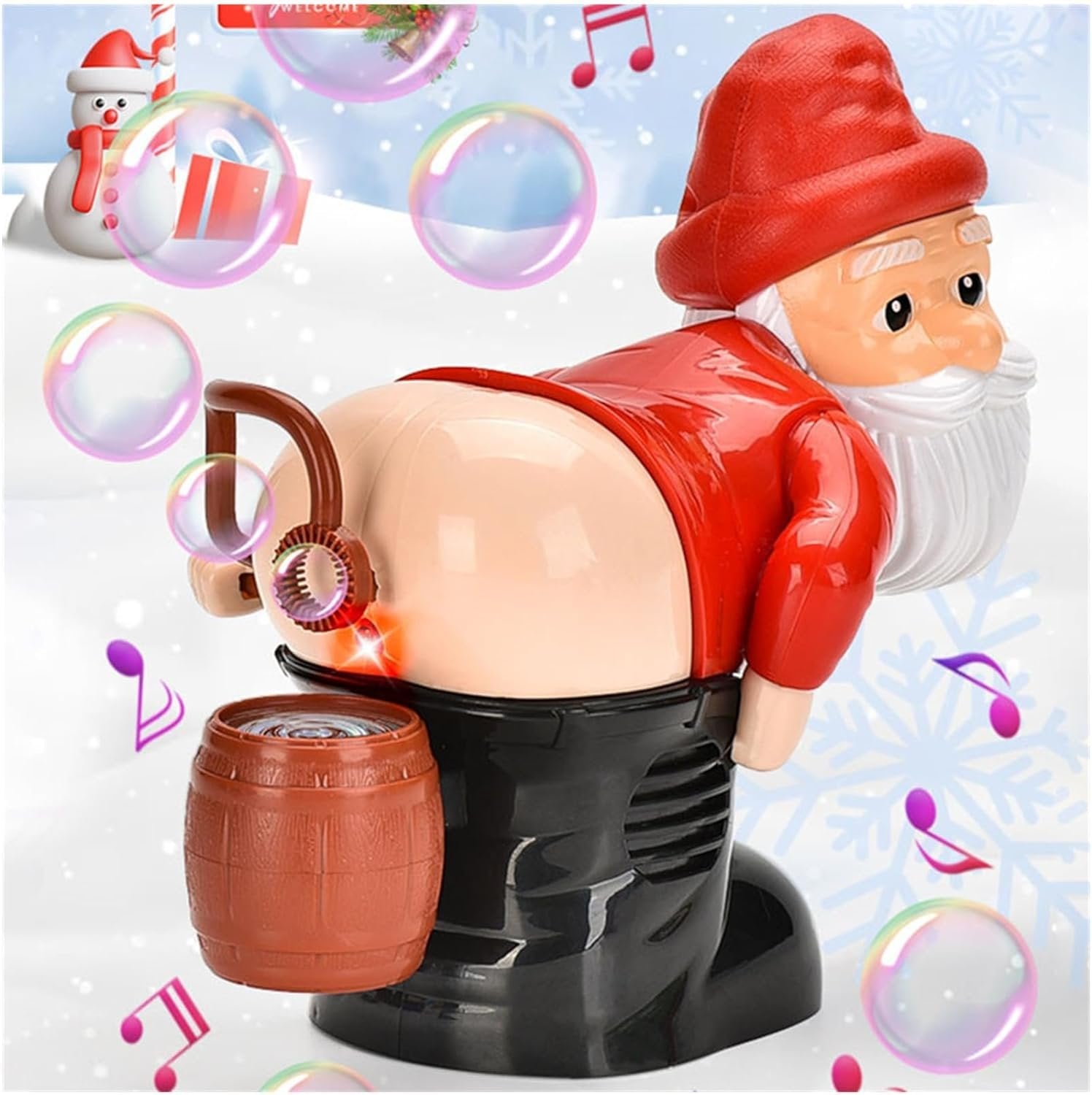 Funny Santa Claus Bubble Model – Farting Santa Claus