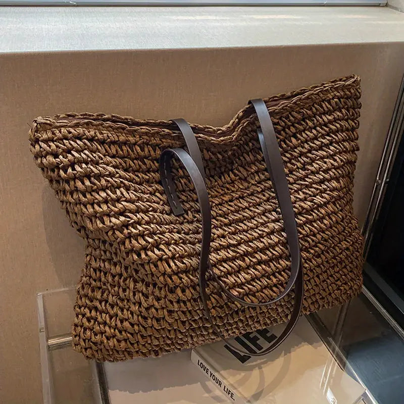 Trudi Woven Shopper Bag for Women