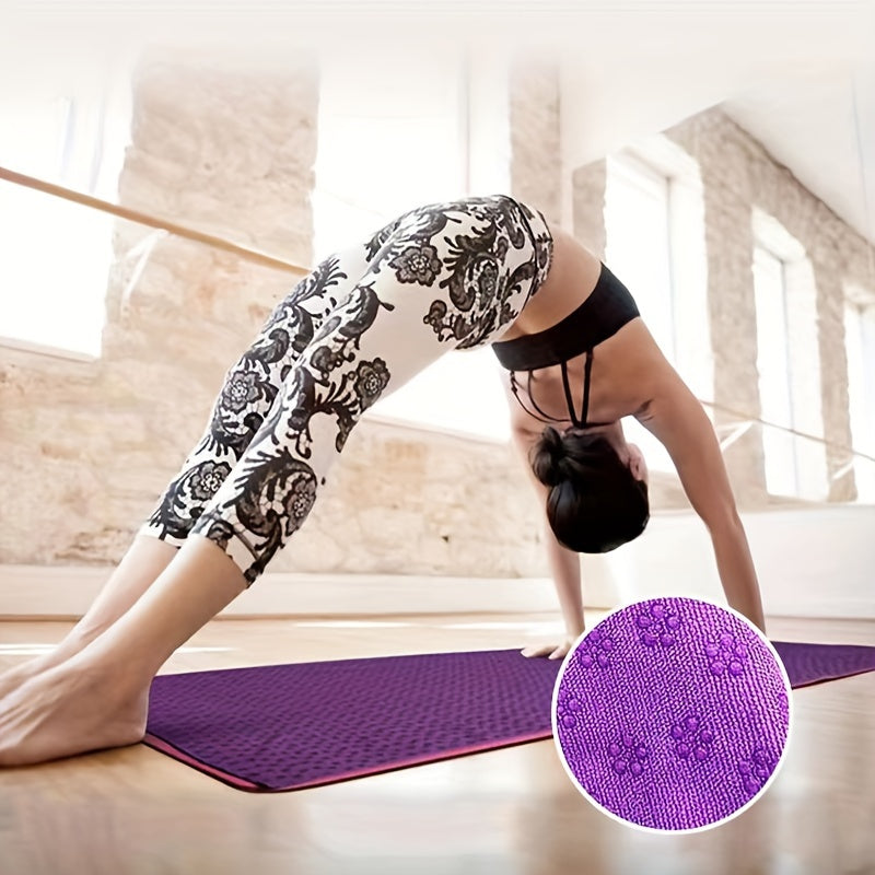 Anti-Slip Yoga Mat – Foldable & Washable