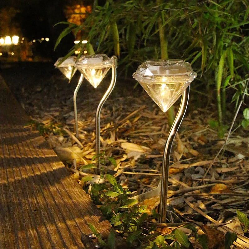 GleamStone - Solar Powered Diamond Lamps