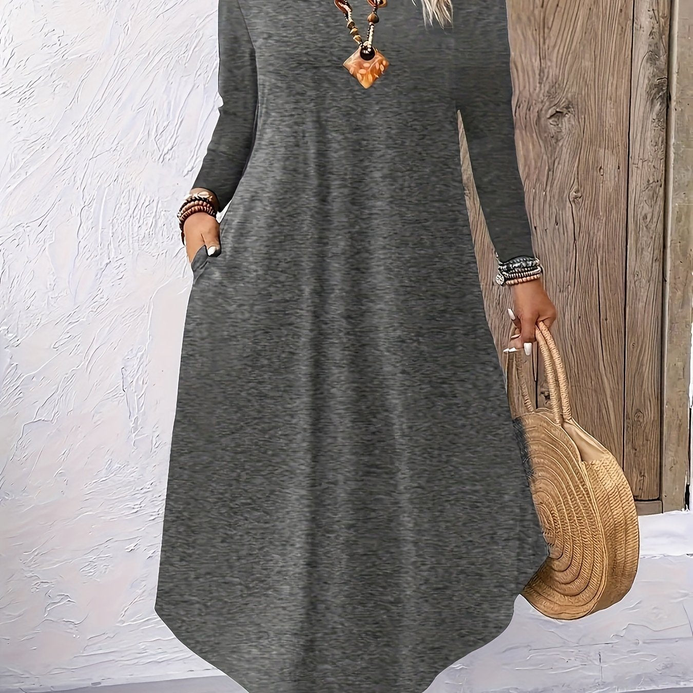 Casual Plain Women's Dress