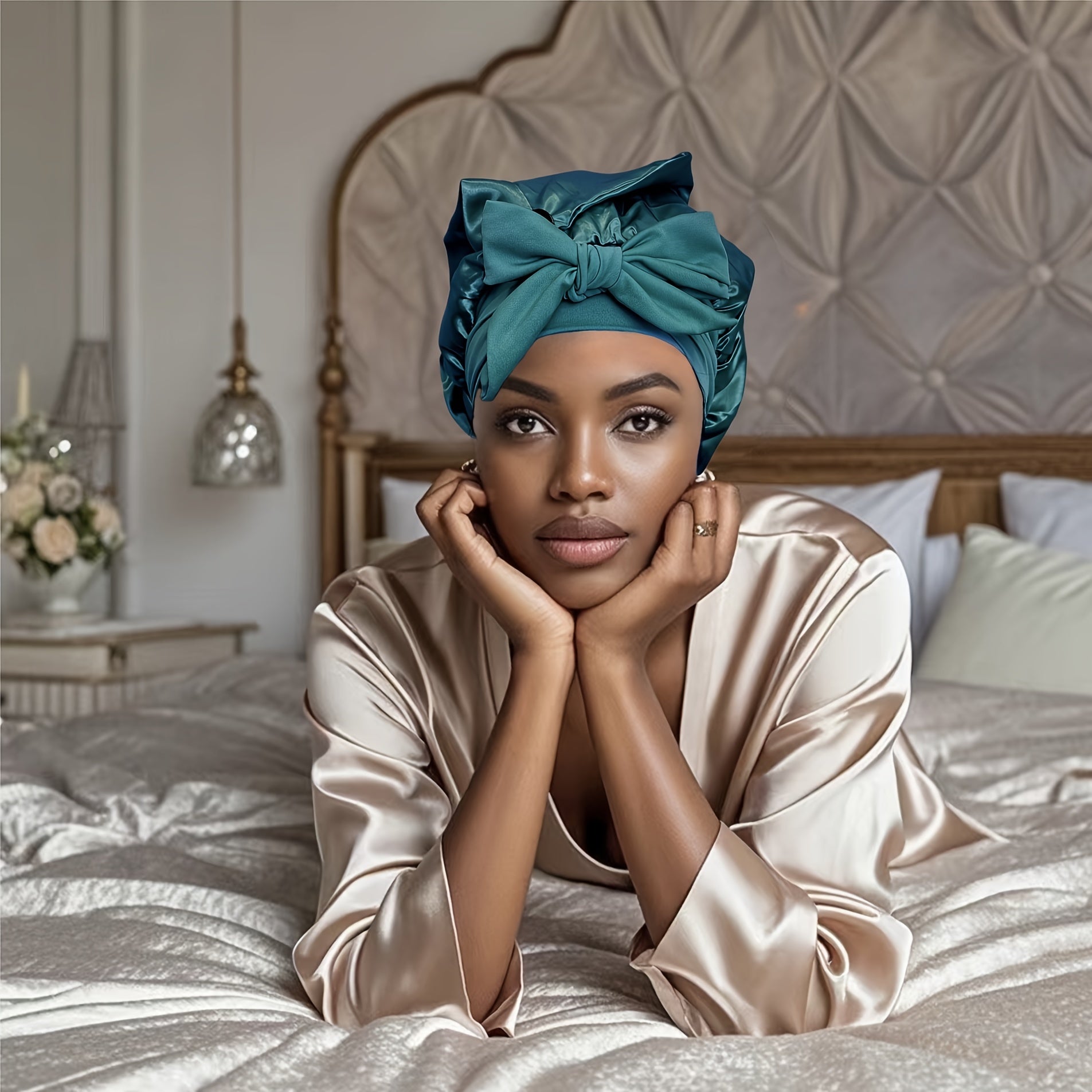 Isabelle Luxurious Satin Sleep Cap